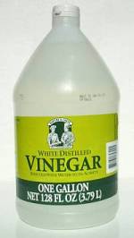 Can you make an organic weed control solution with vinegar?